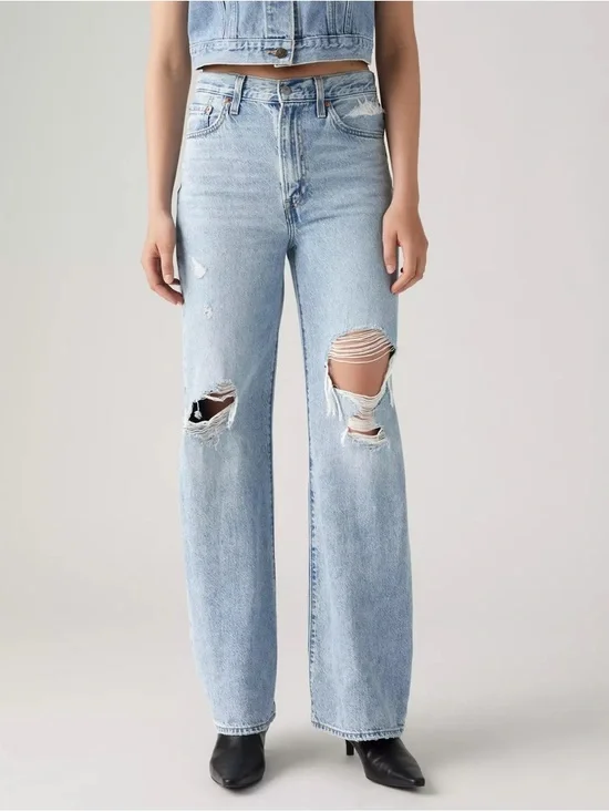 Levi's 
RIBCAGE WIDE LEG H223 BIN DAY CLEAN HEM - Picture 3 of 3